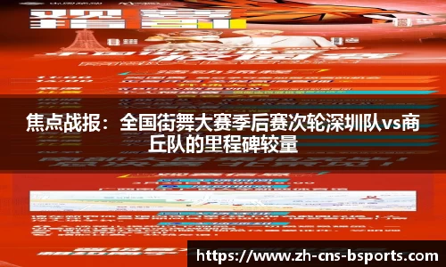 焦点战报:全国街舞大赛季后赛次轮深圳队vs商丘队的里程碑较量